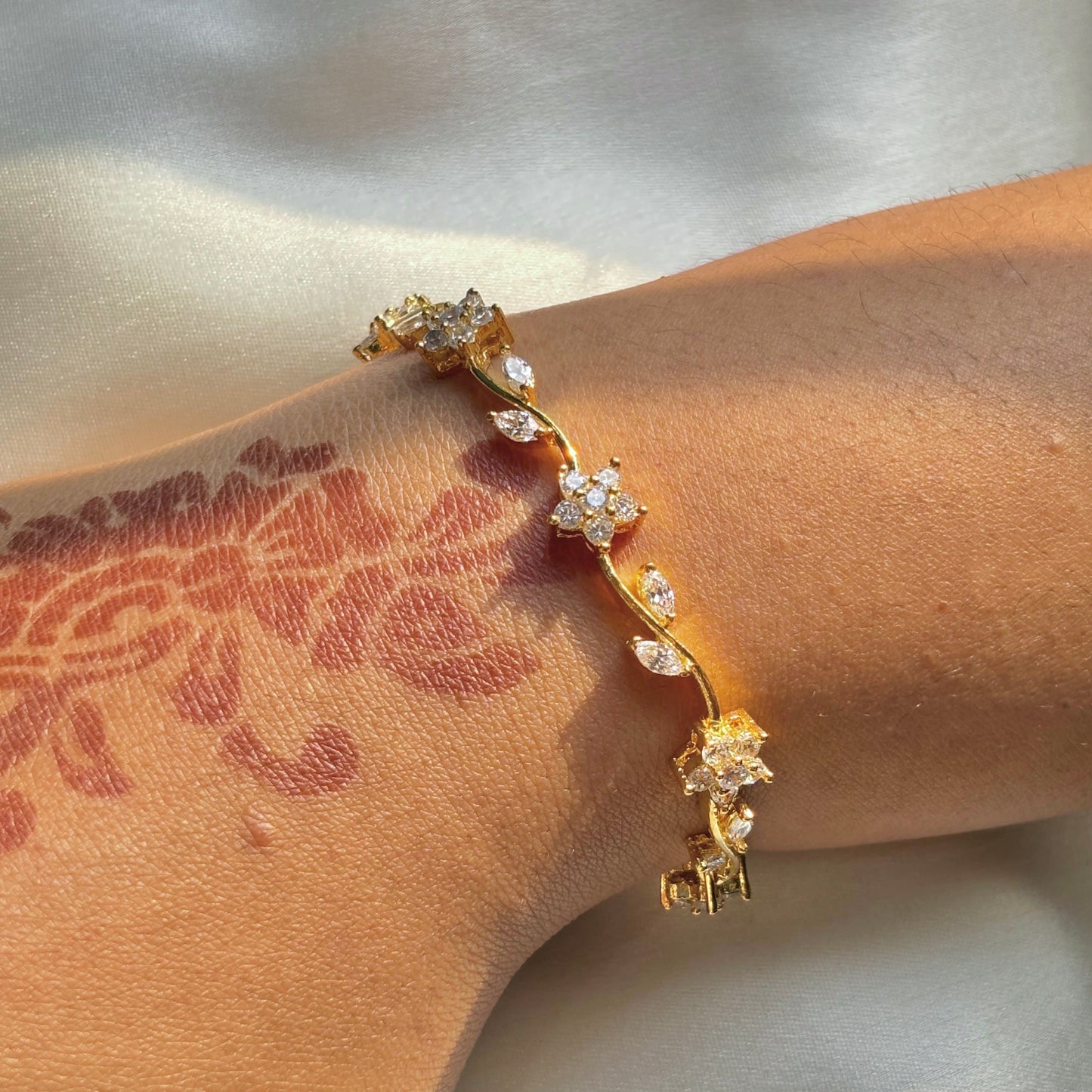 Starlight garden tennis bracelet