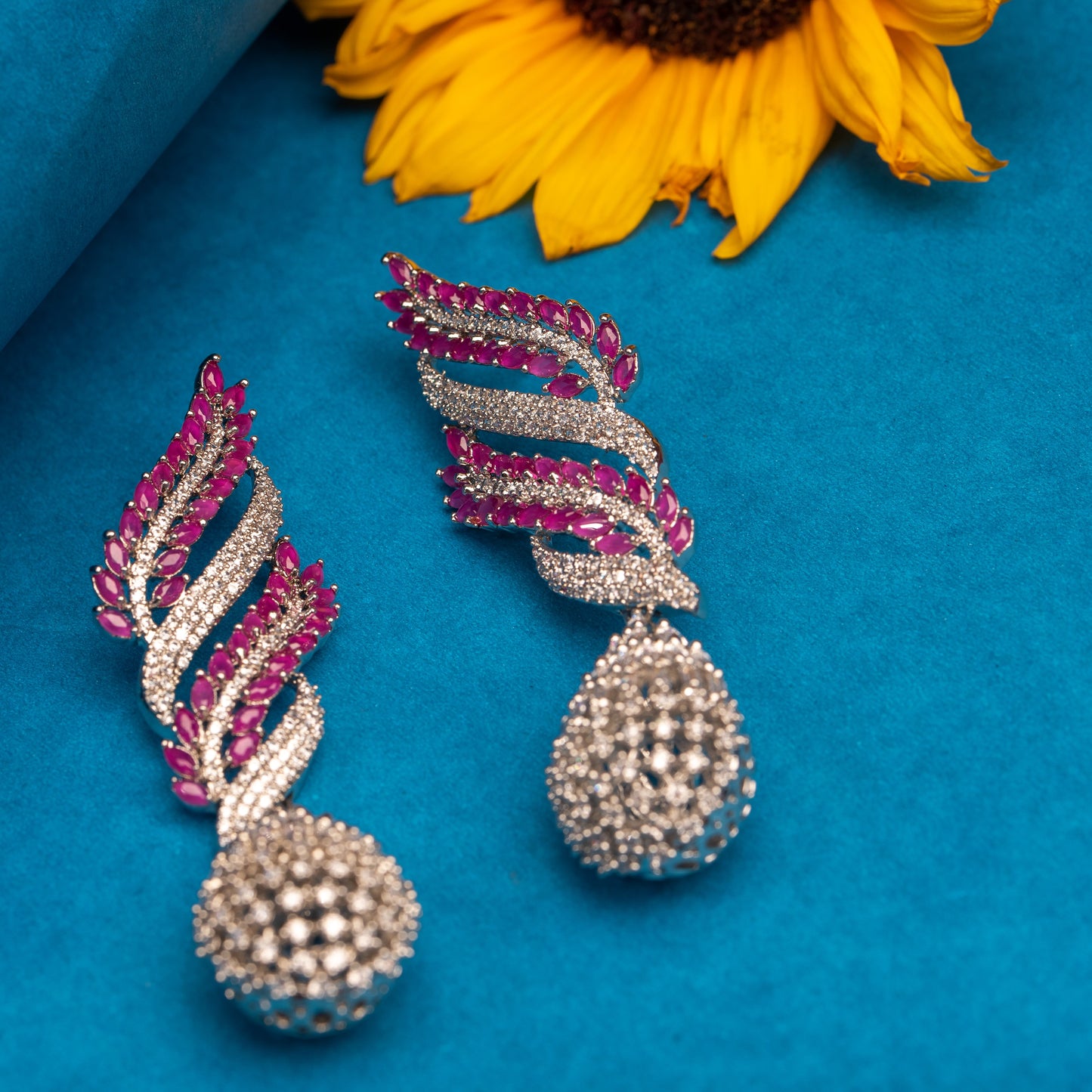 Enigmatic marquise earring