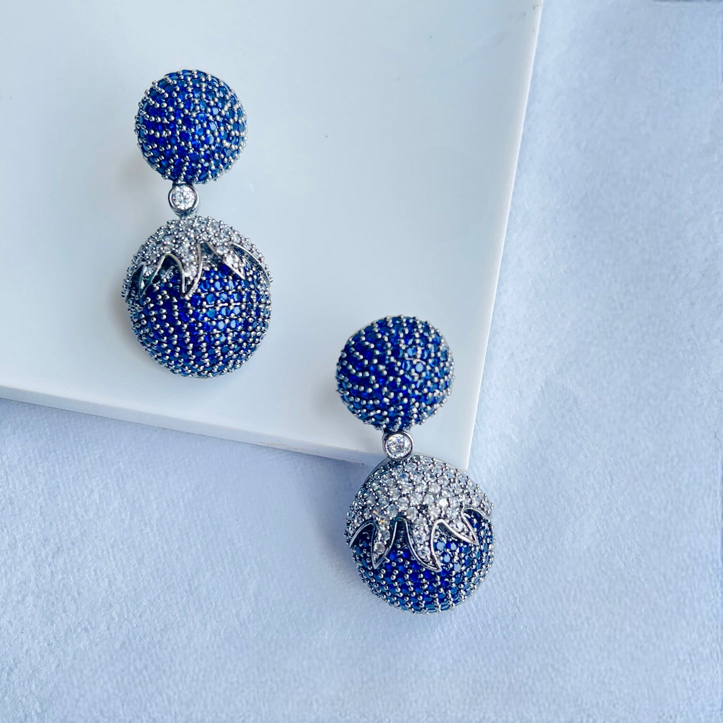 Elemental sphere rage zircon earring