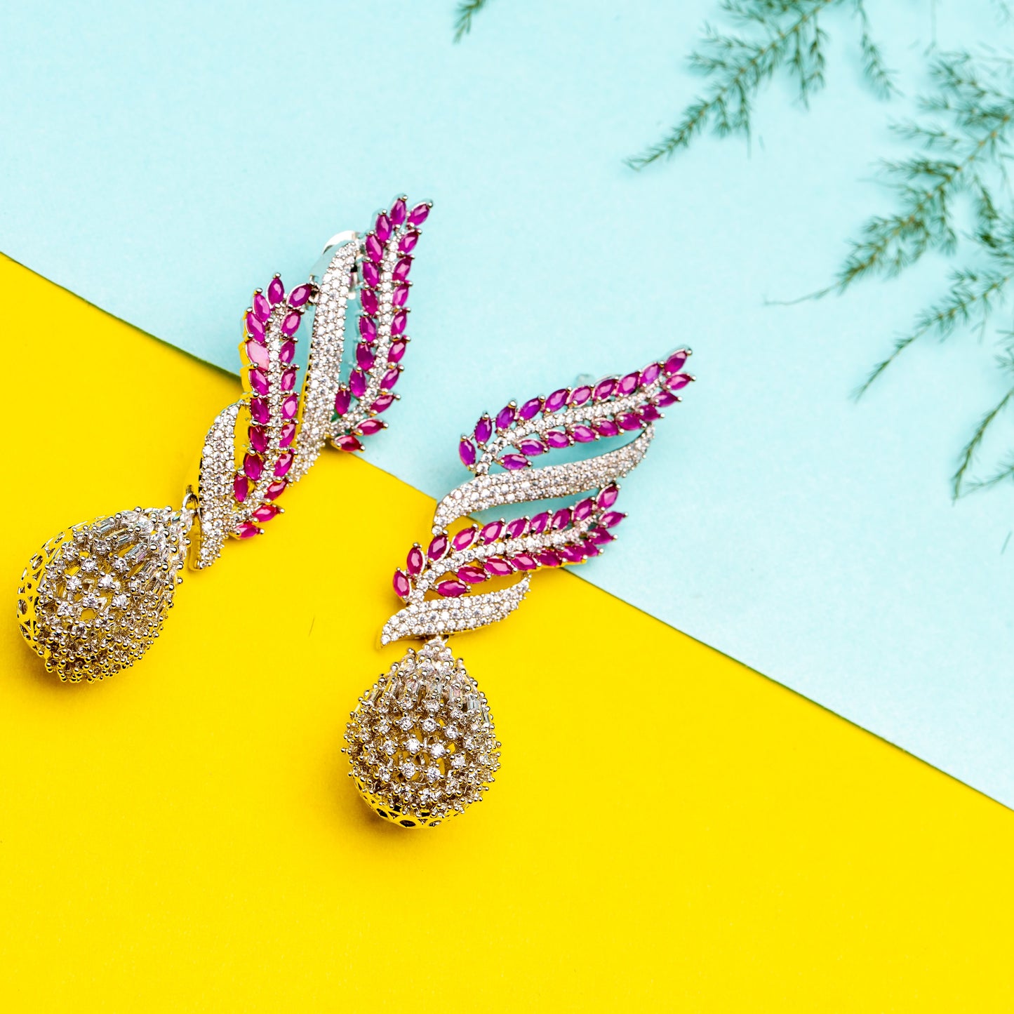 Enigmatic marquise earring