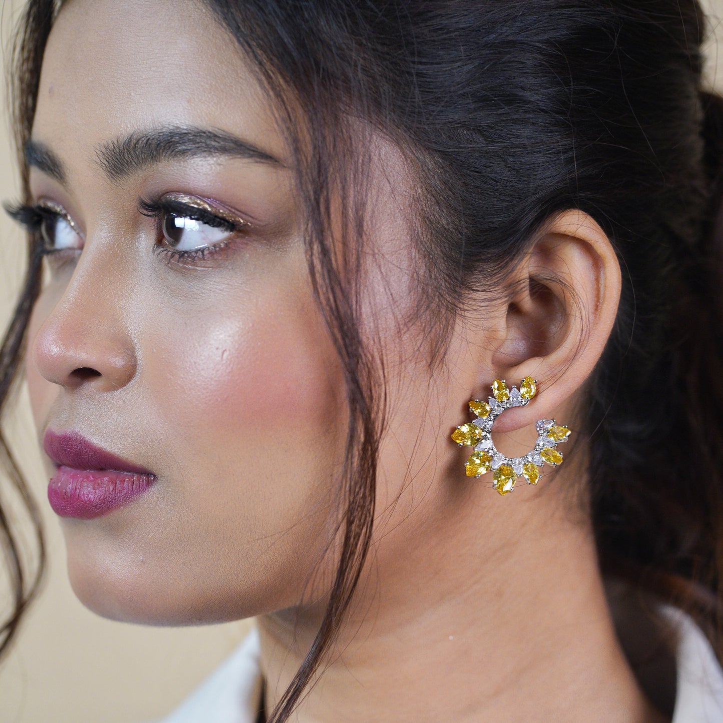 Starlight pear stud