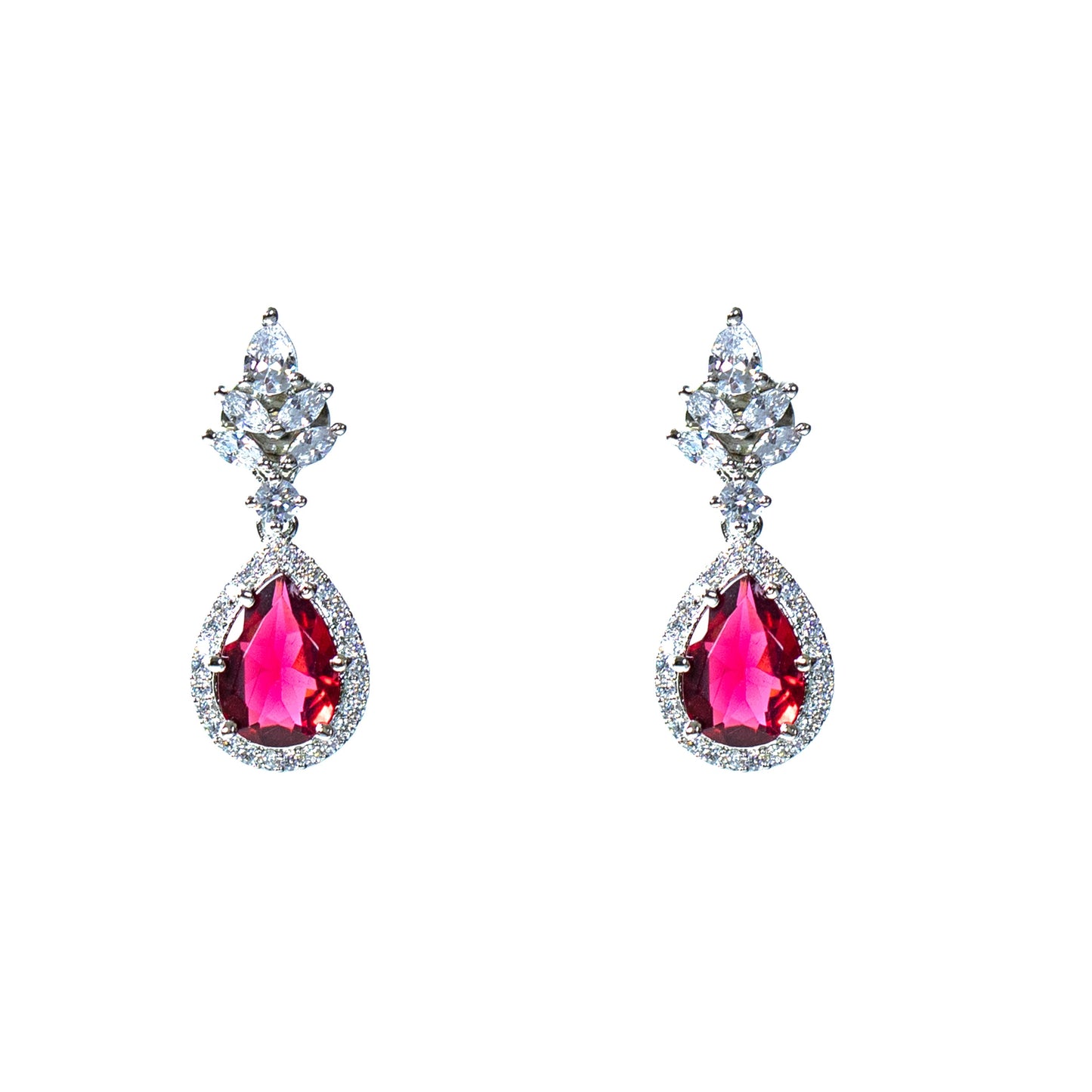 Beautiful Women pear zircon earring Online