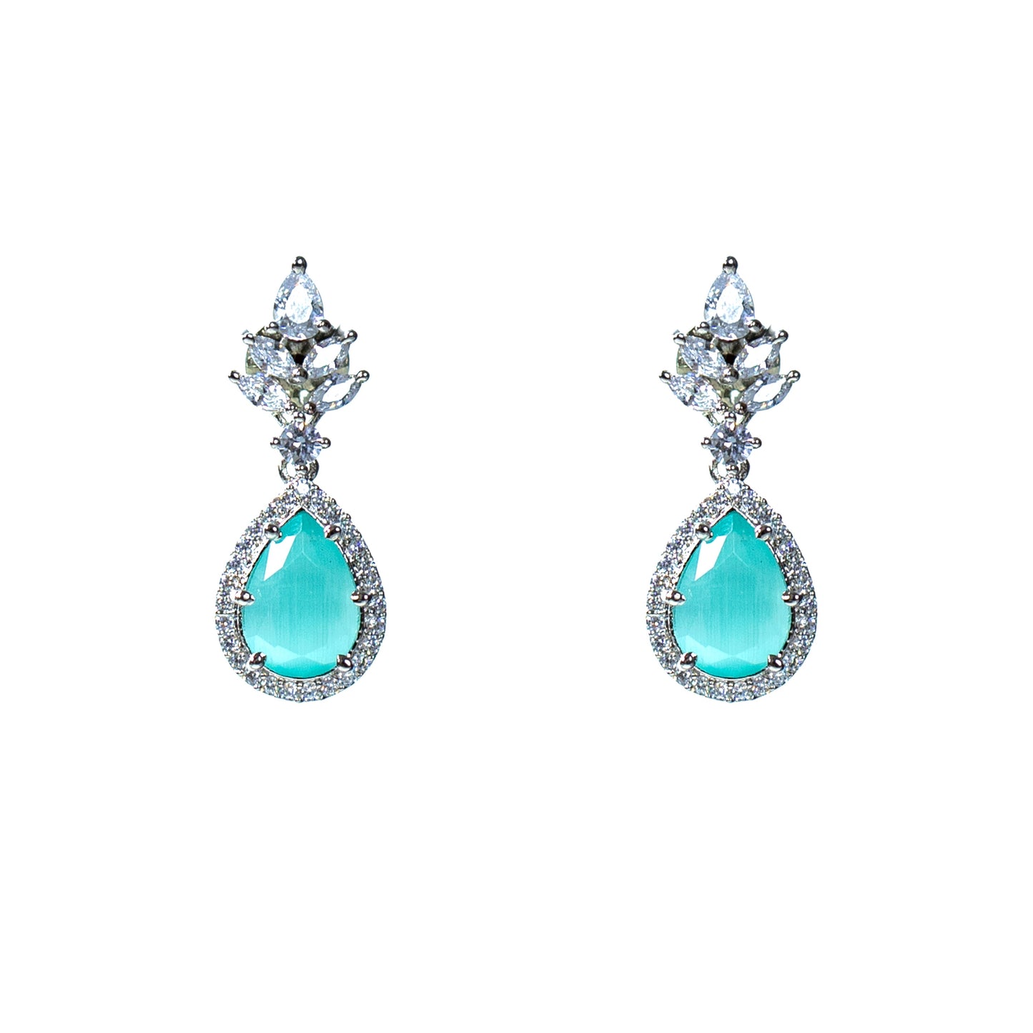 Beautiful Women pear zircon earring Online