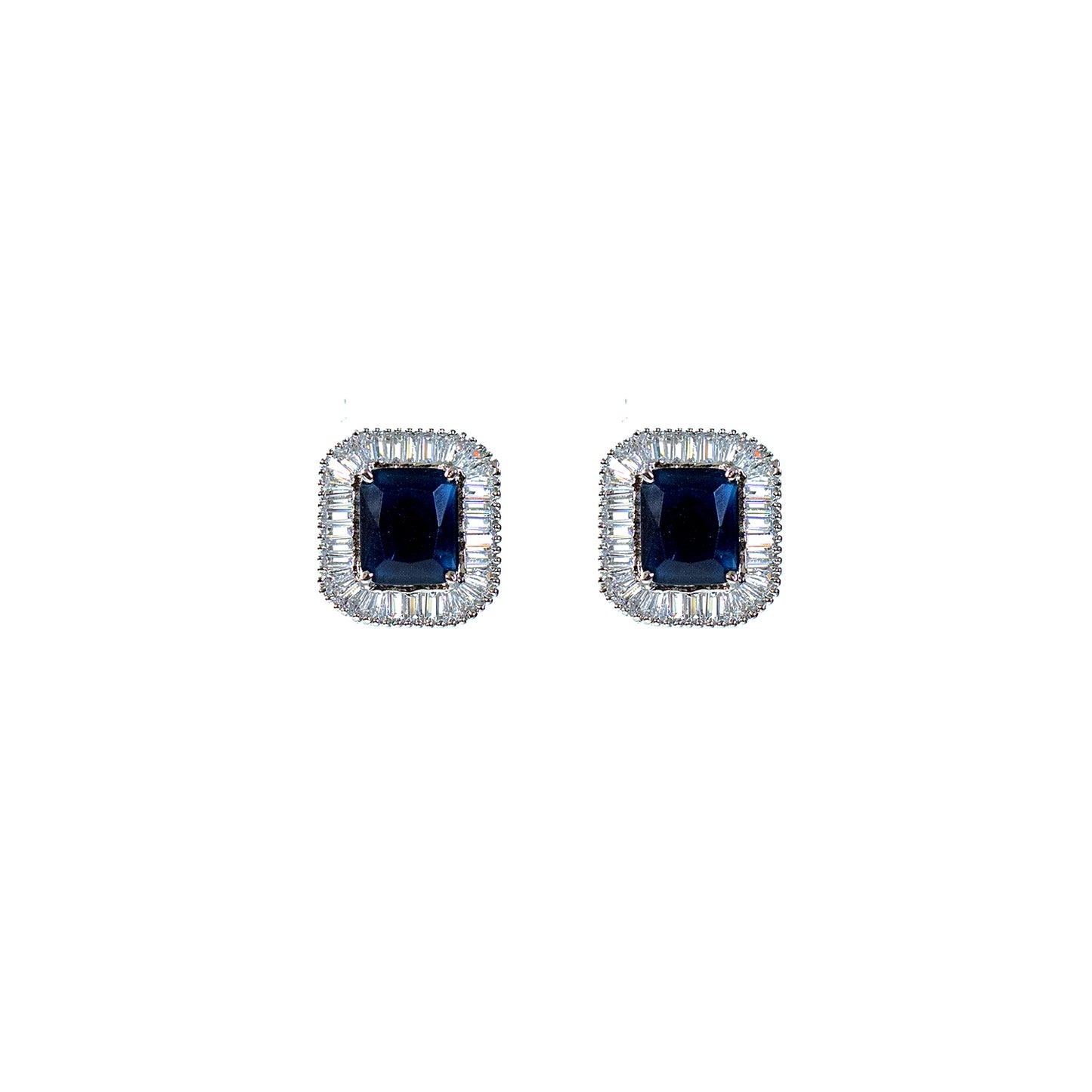 Buy Baguetta crystal stud earring online