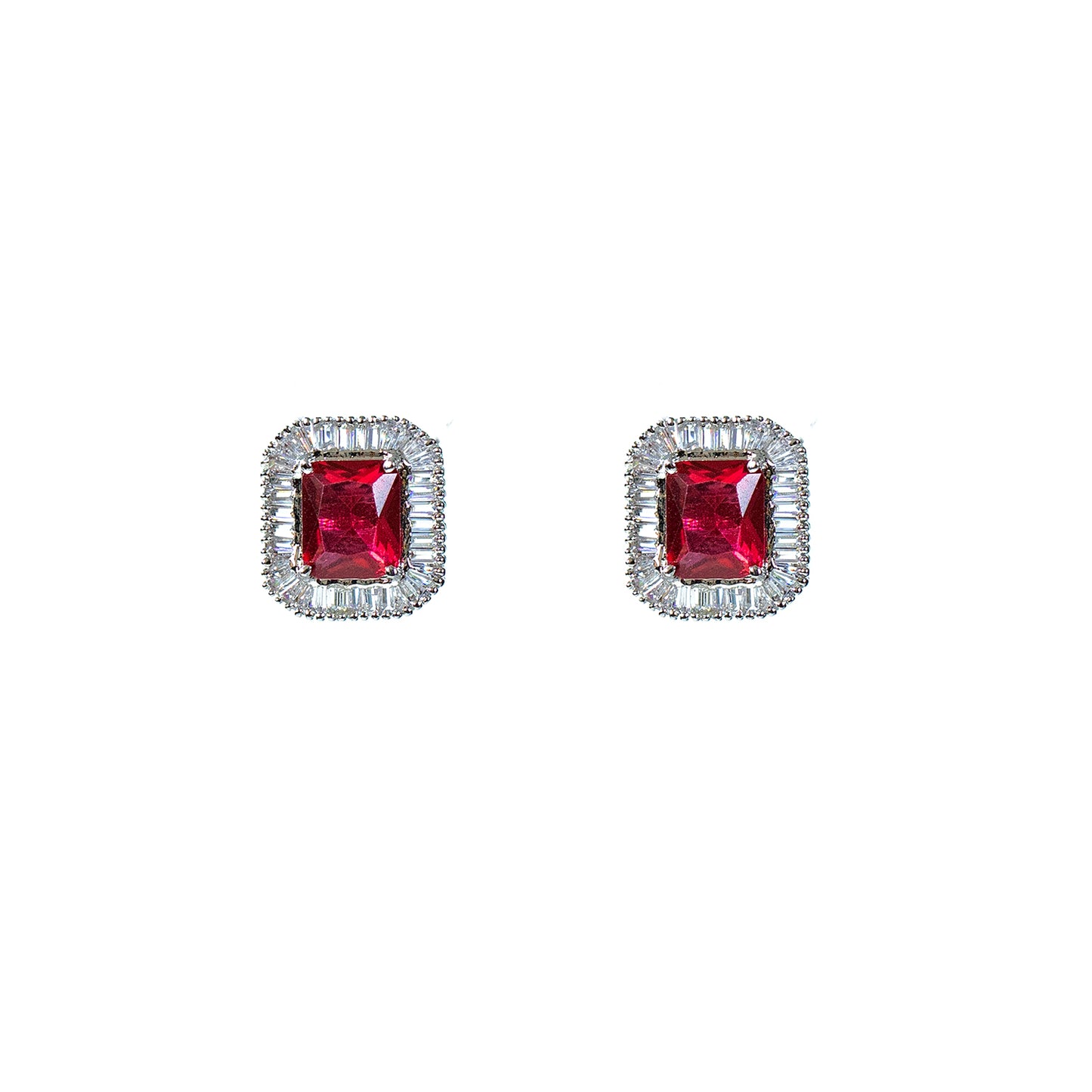 Buy Baguetta crystal stud earring online