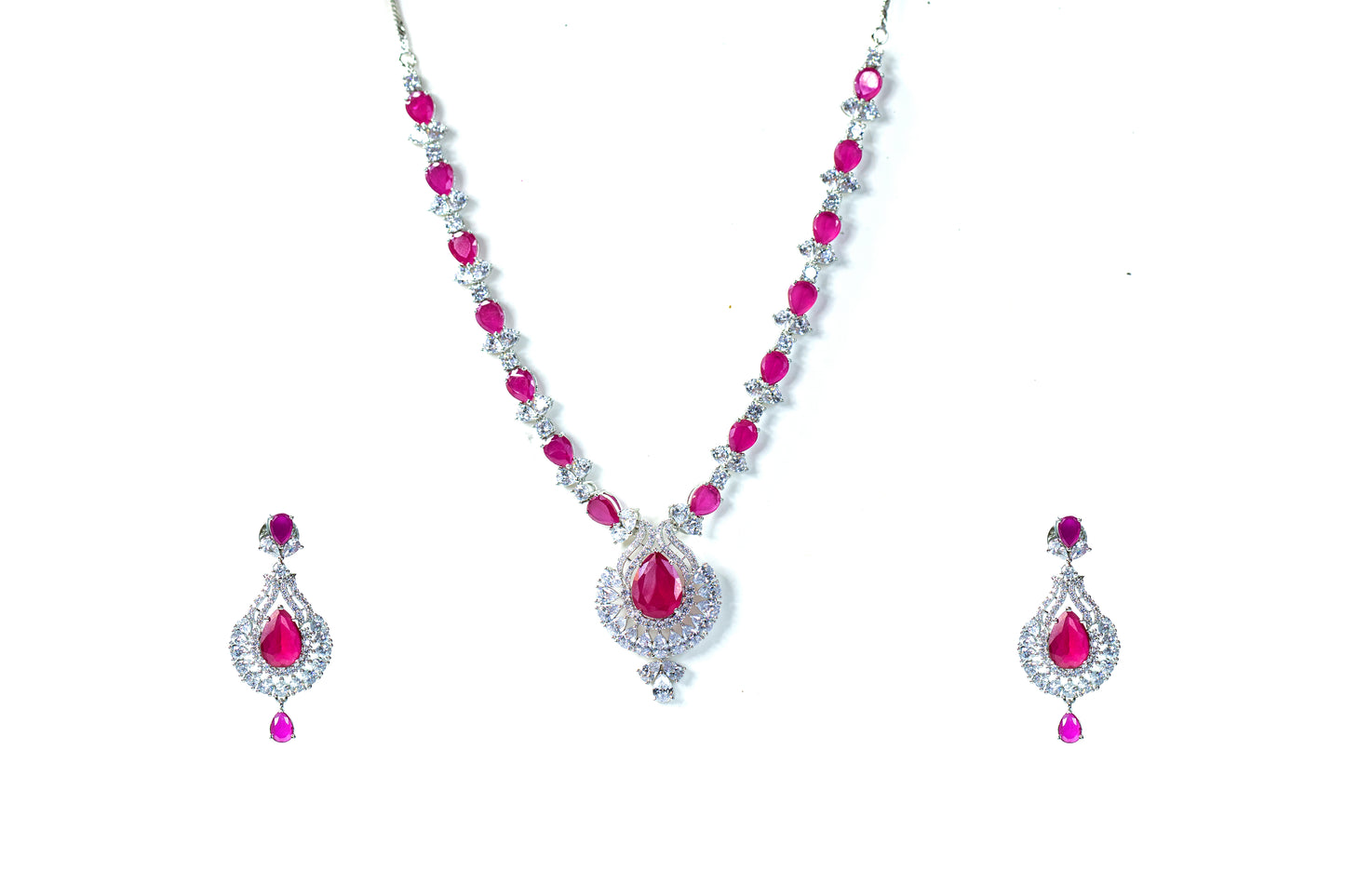 Beautiful Eternia ethnic zircon necklace Set