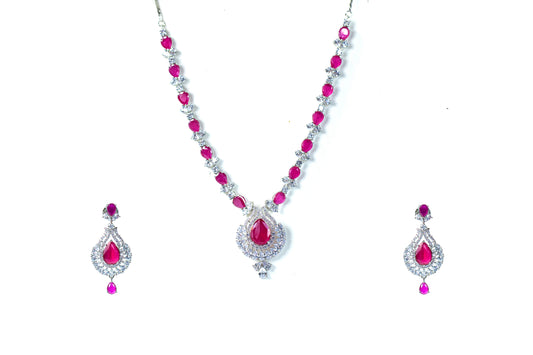 Beautiful Eternia ethnic zircon necklace Set