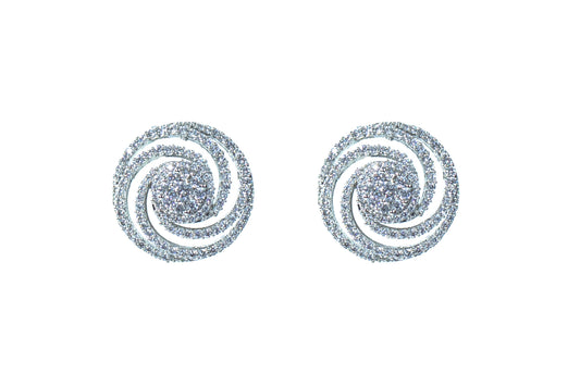 Buy Women spinning zircon stud earring Online