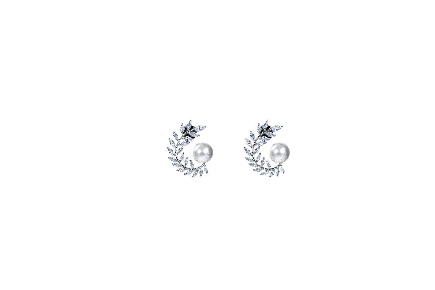 pearl stud earring set