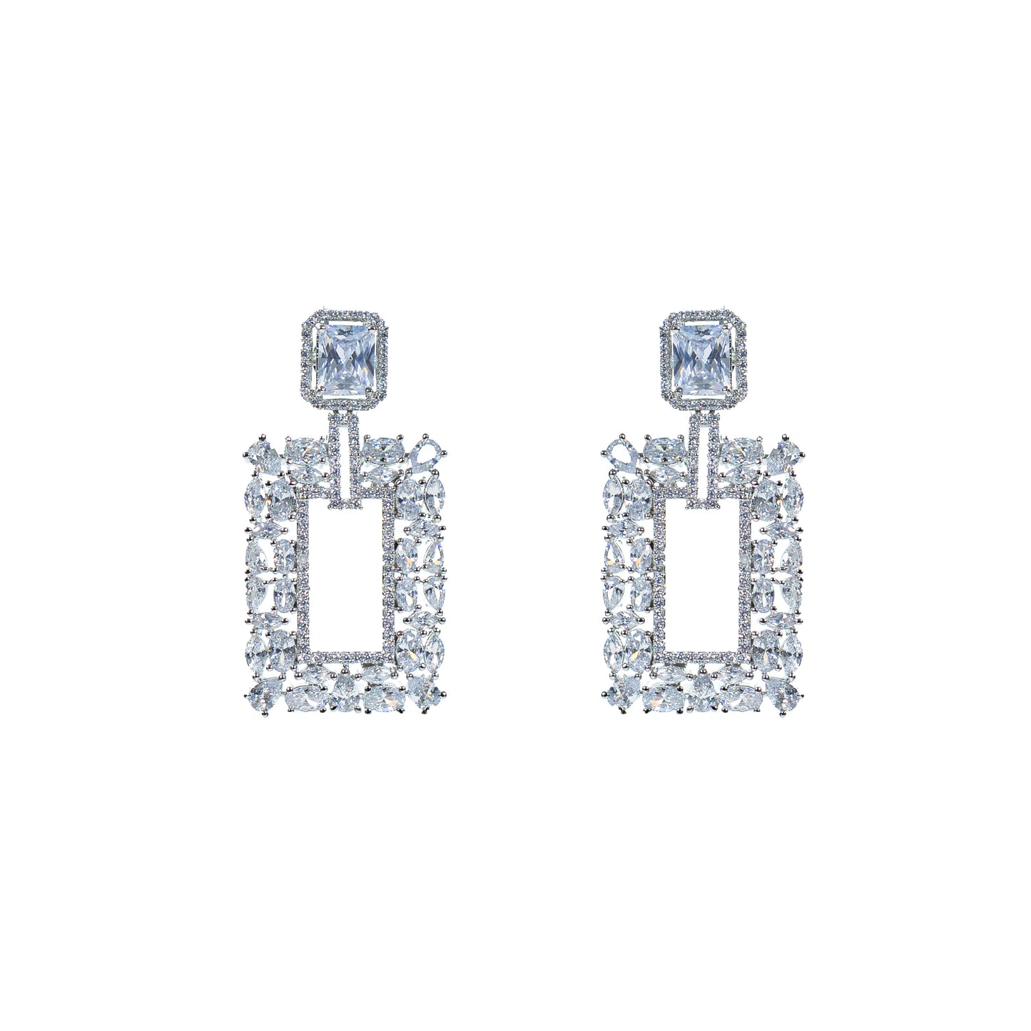 Buy crystal western dangler earring Online