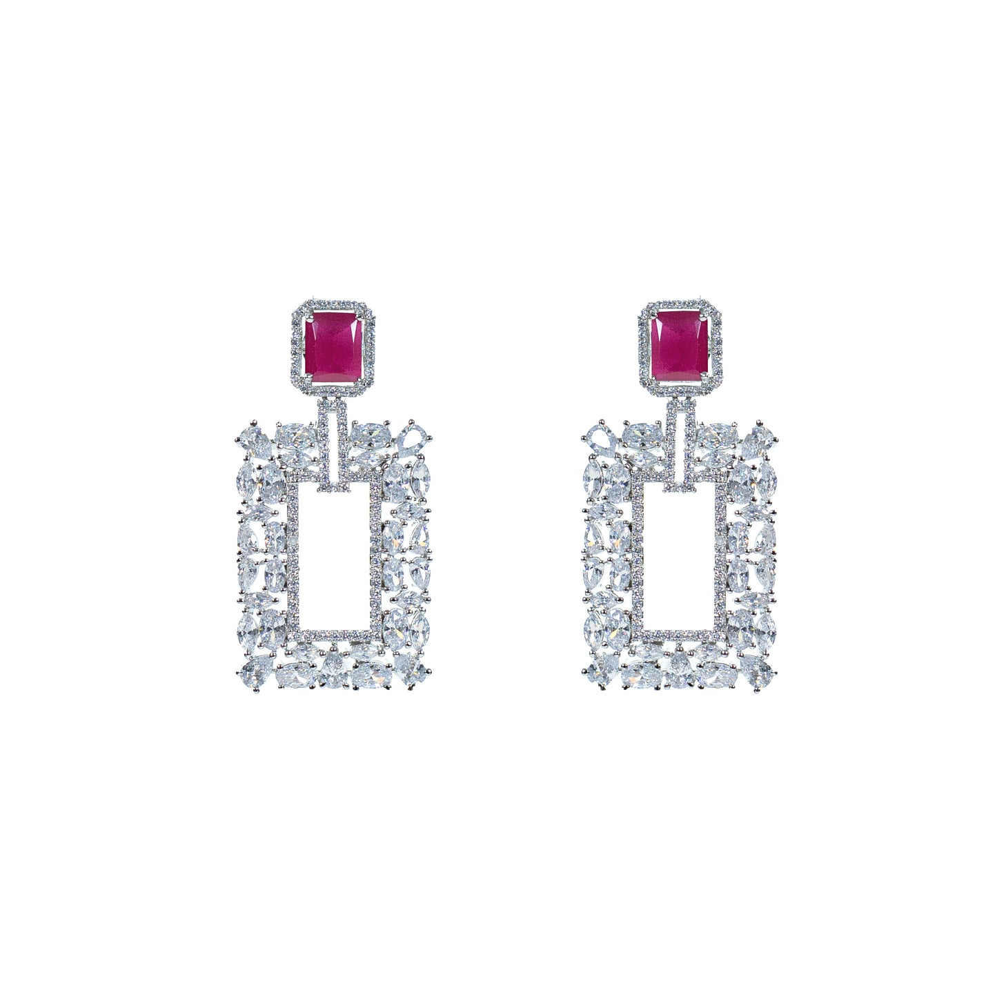 Buy crystal western dangler earring Online
