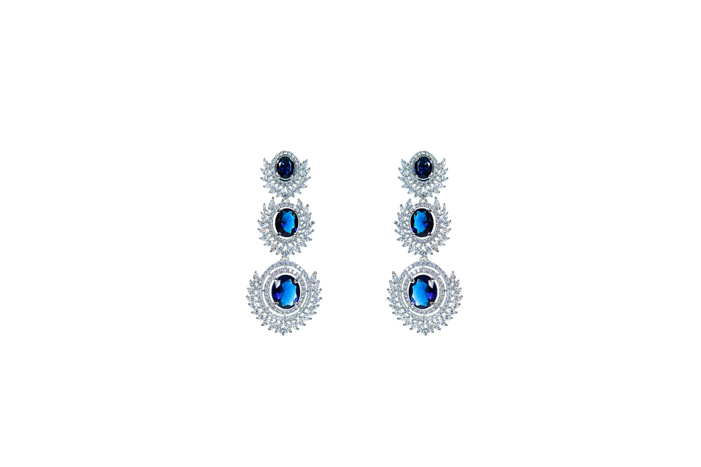 Buy Crown zircon traditional earring