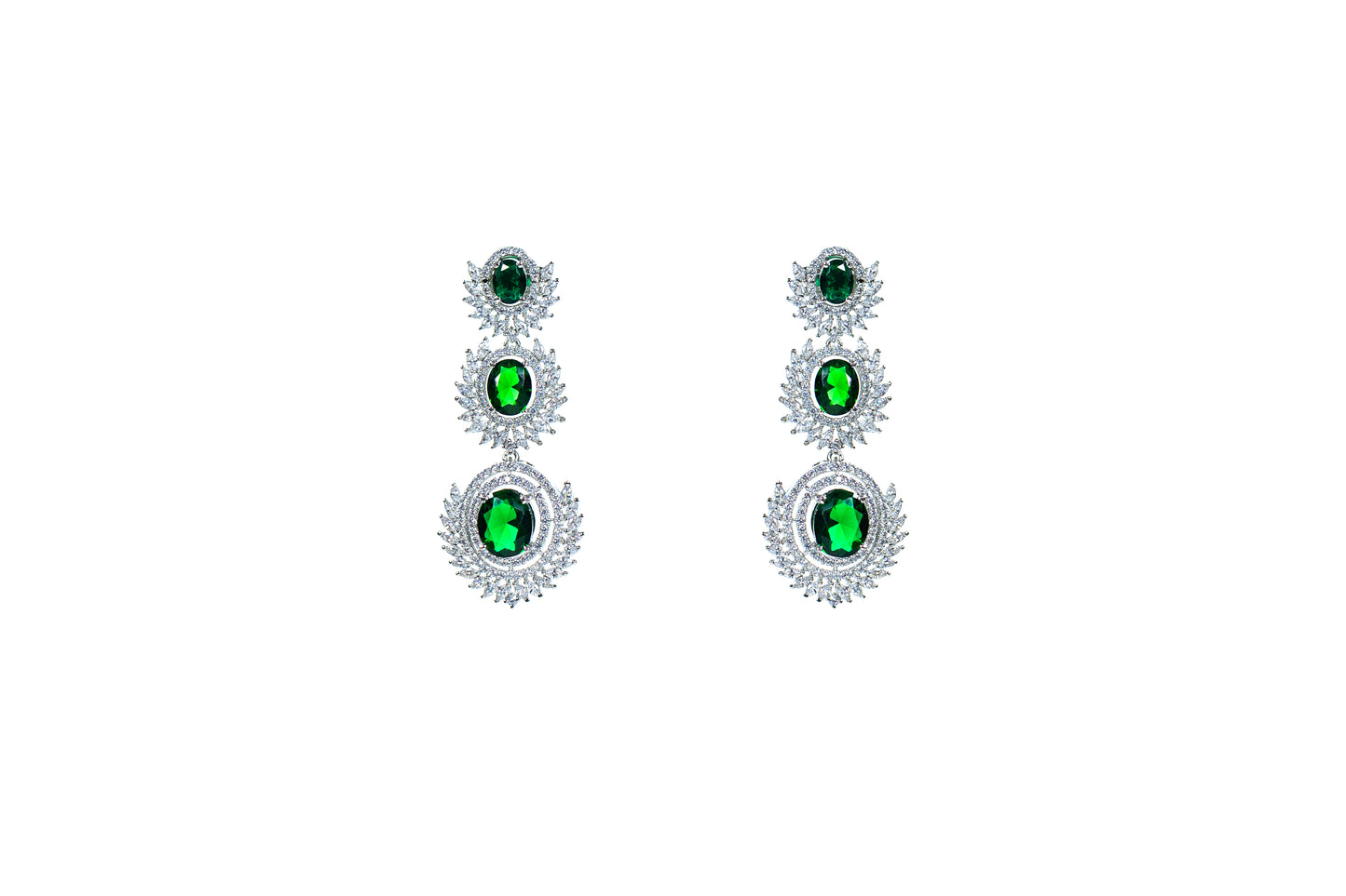 Buy Crown zircon traditional earring Online
