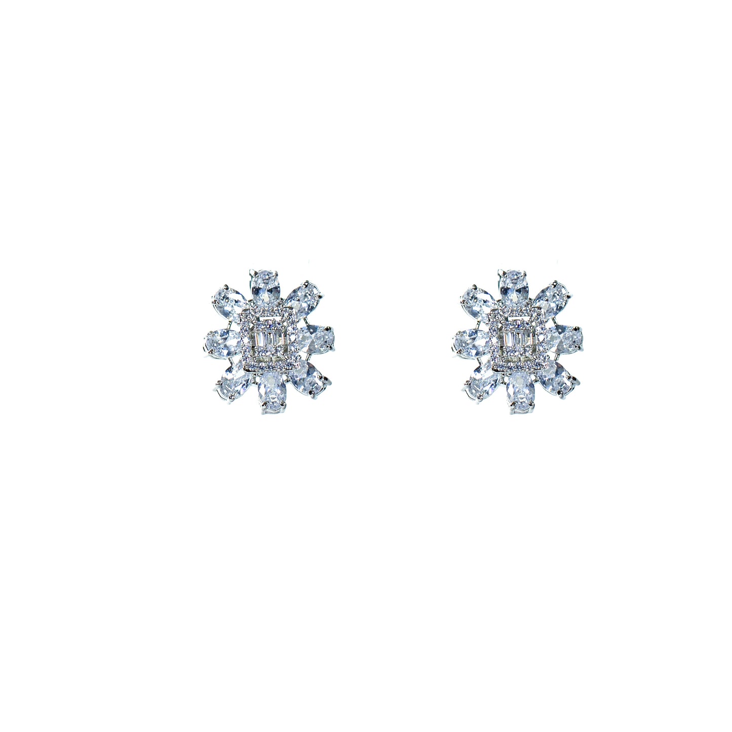 Floro illusion stud earring