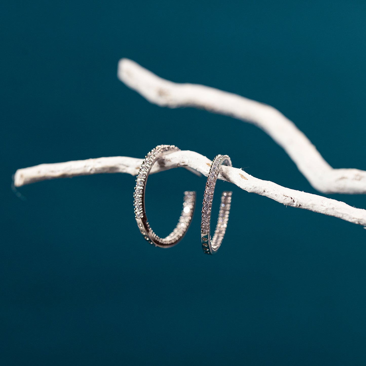 Buy zircon loop earring Online