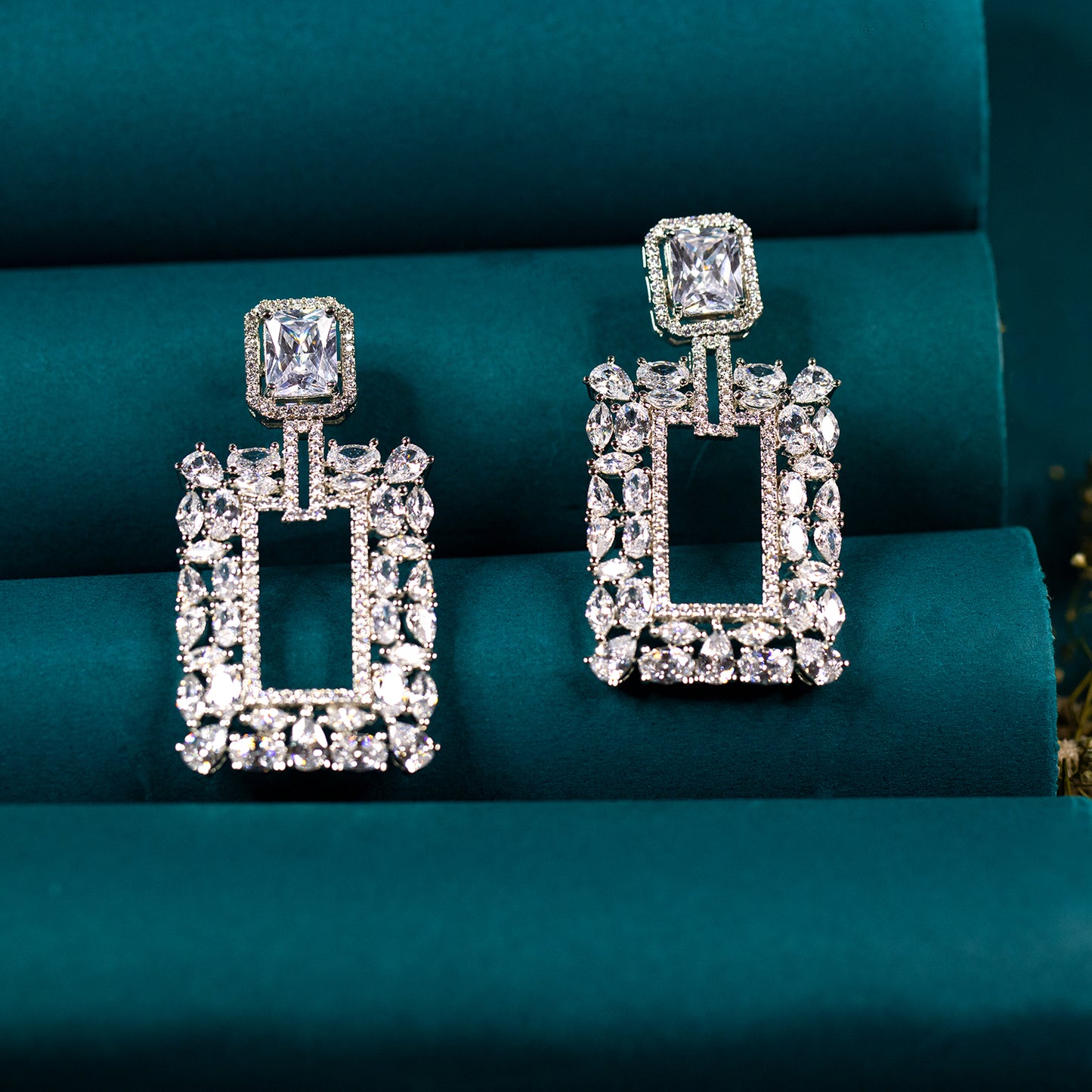 Buy crystal western dangler earring Online