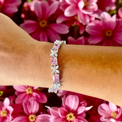 Blossom tennis bracelet