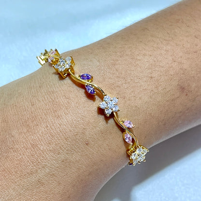 Starlight garden tennis bracelet