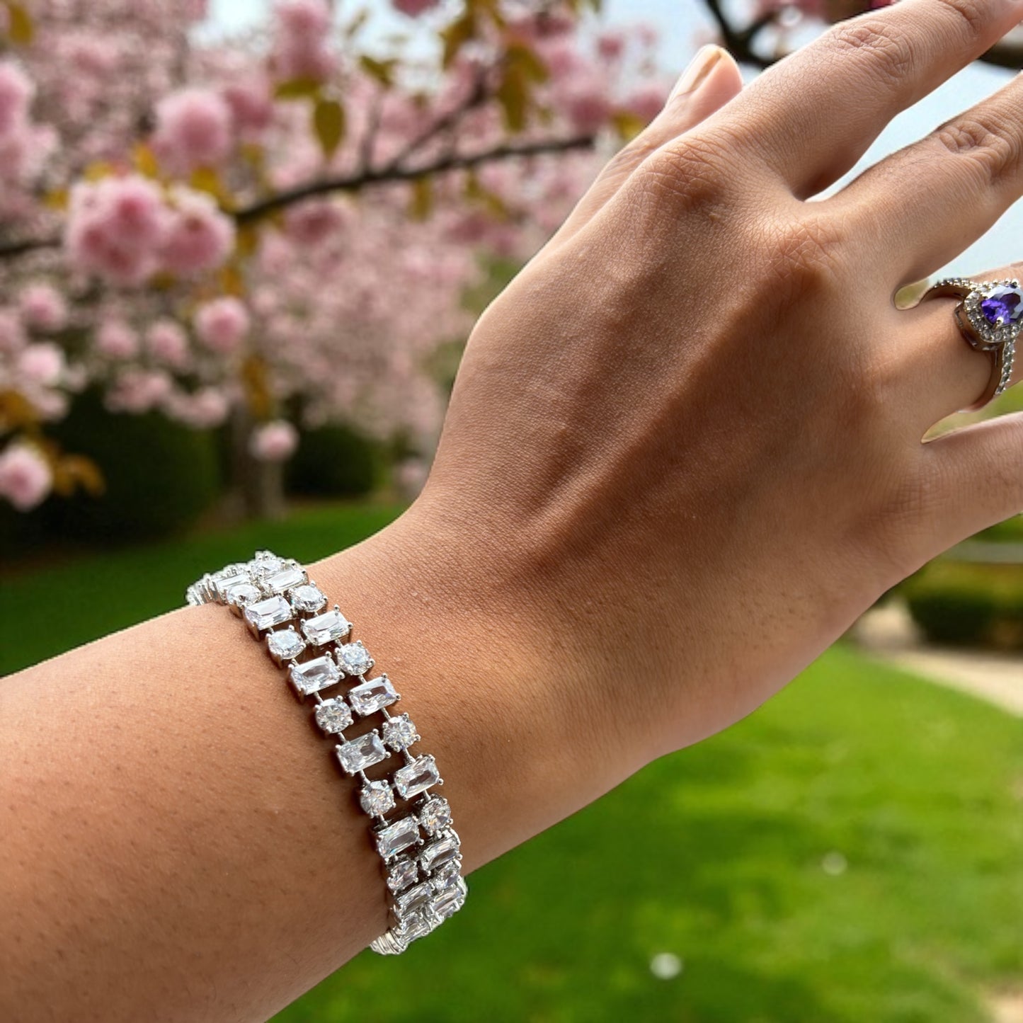 Luxe tennis bracelet
