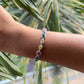 Rainbow crest tennis bracelet