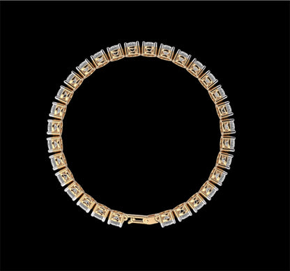 Solitaire tennis bracelet