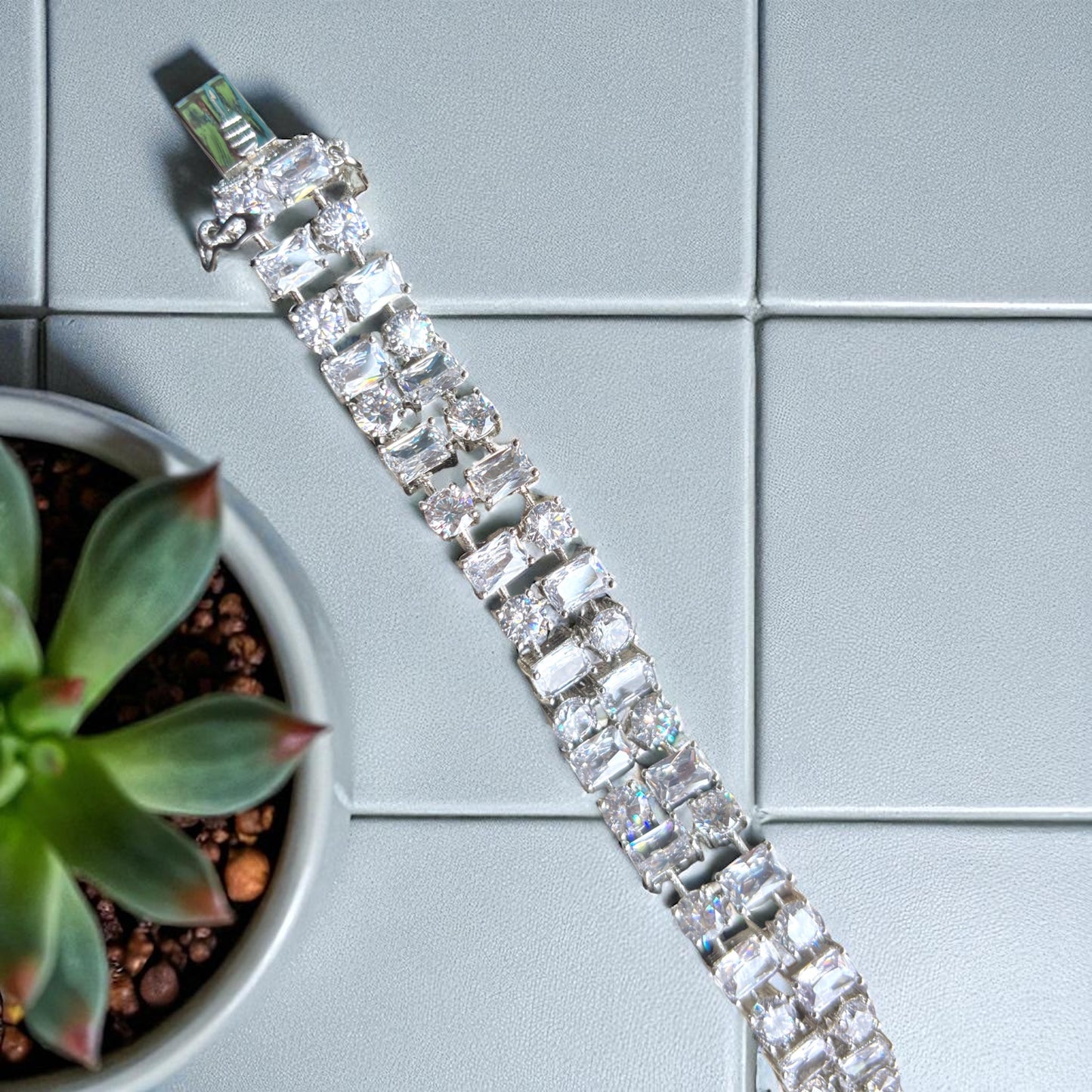 Luxe tennis bracelet