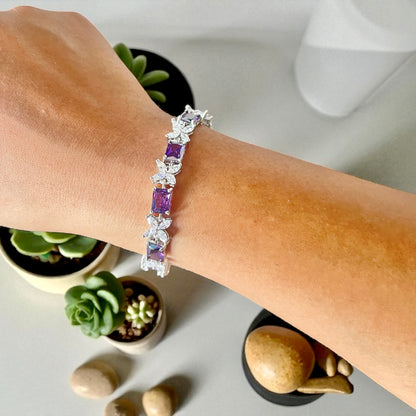 Blossom tennis bracelet