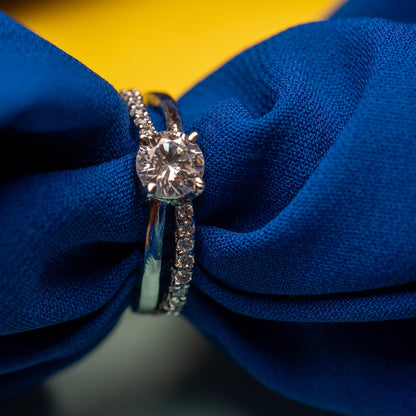 Infinity engagement ring