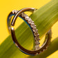 Minimalistic zircon ring for him & her