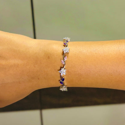 Starlight garden tennis bracelet