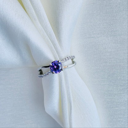 Infinity engagement ring