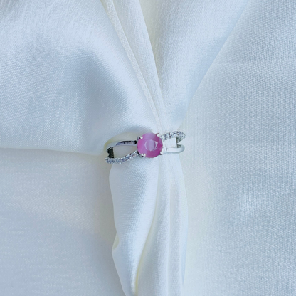 Infinity engagement ring