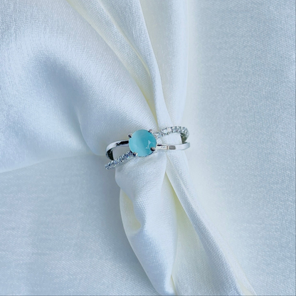 Infinity engagement ring