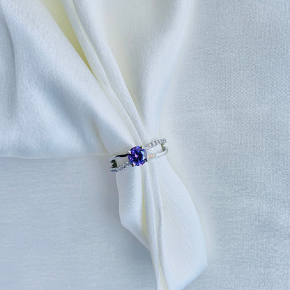 Infinity engagement ring