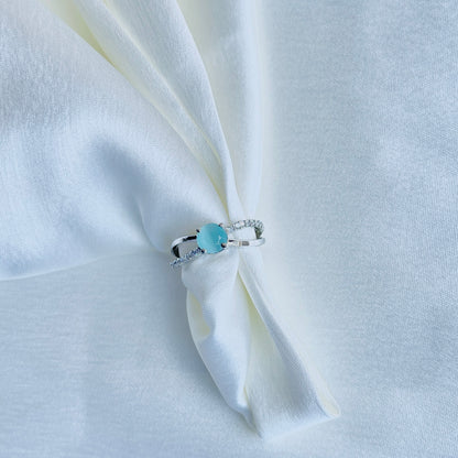 Infinity engagement ring