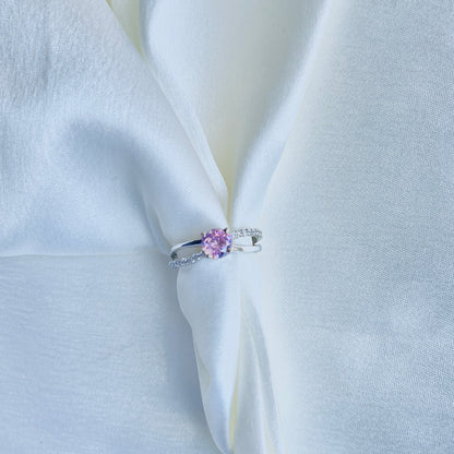 Infinity engagement ring