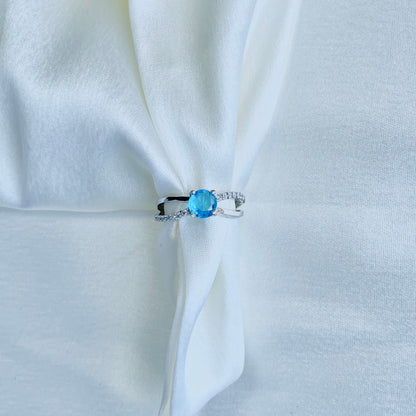 Infinity engagement ring