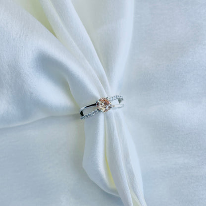Infinity engagement ring