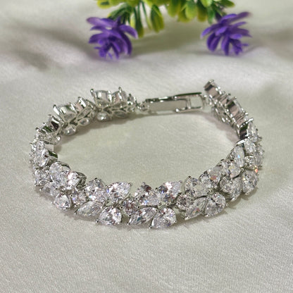 Shimmer tennis bracelet