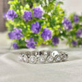 Pearl glaze tennis bracelet