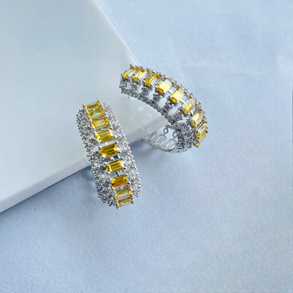 Uva baguette zircon loop