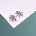 Herbal CZ unisex stud