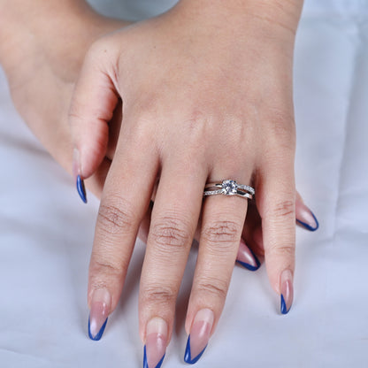 Infinity engagement ring