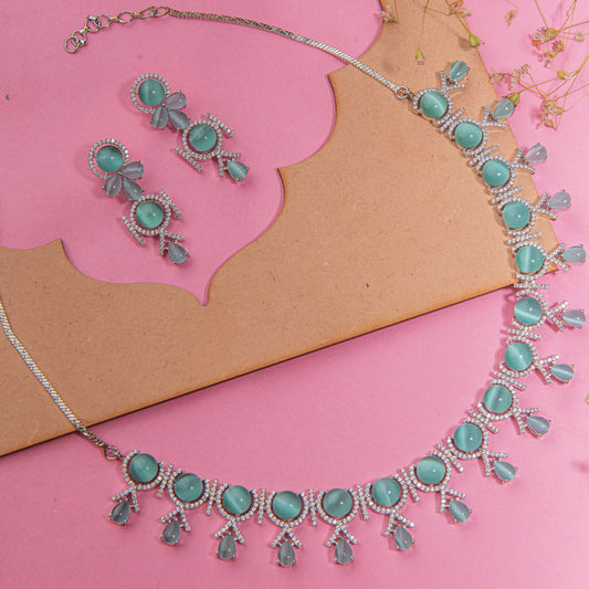 Moonstone luxe necklace set