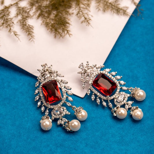 Pearly glaze pearl earring