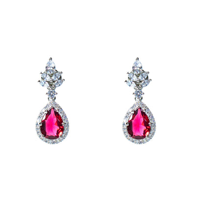 Beautiful Women pear zircon earring Online
