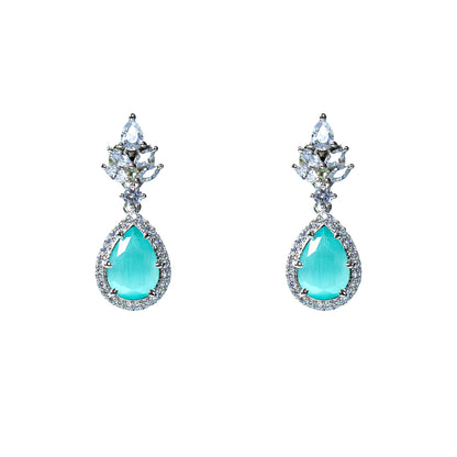 Beautiful Women pear zircon earring Online