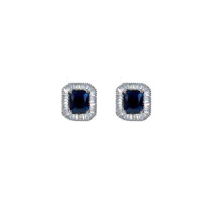 Buy Baguetta crystal stud earring online 