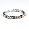 Ovo charm tennis bracelet