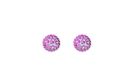 Buy Marquila round sparkle pendant set online 